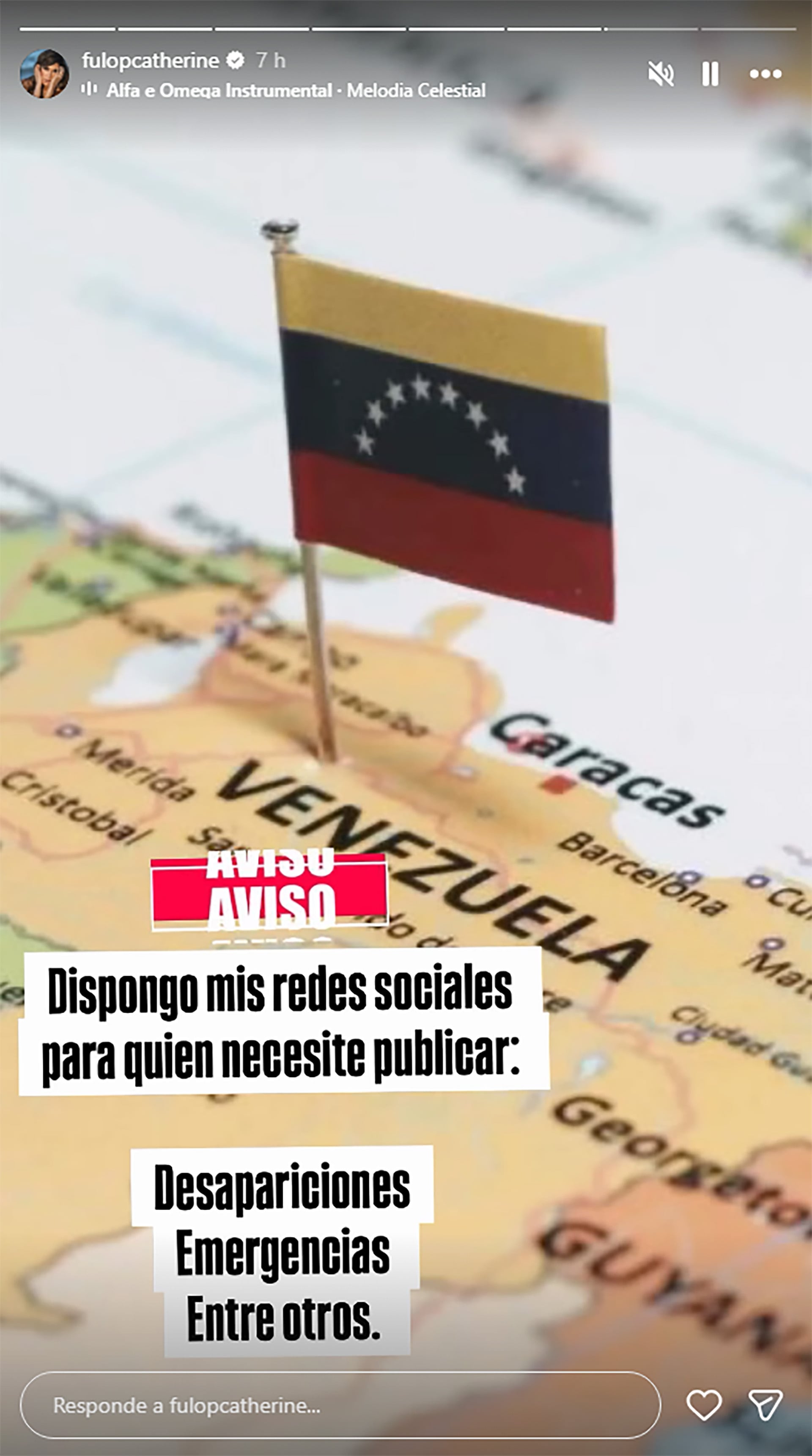 Cathy Fulop, siempre solidaria con Venezuela