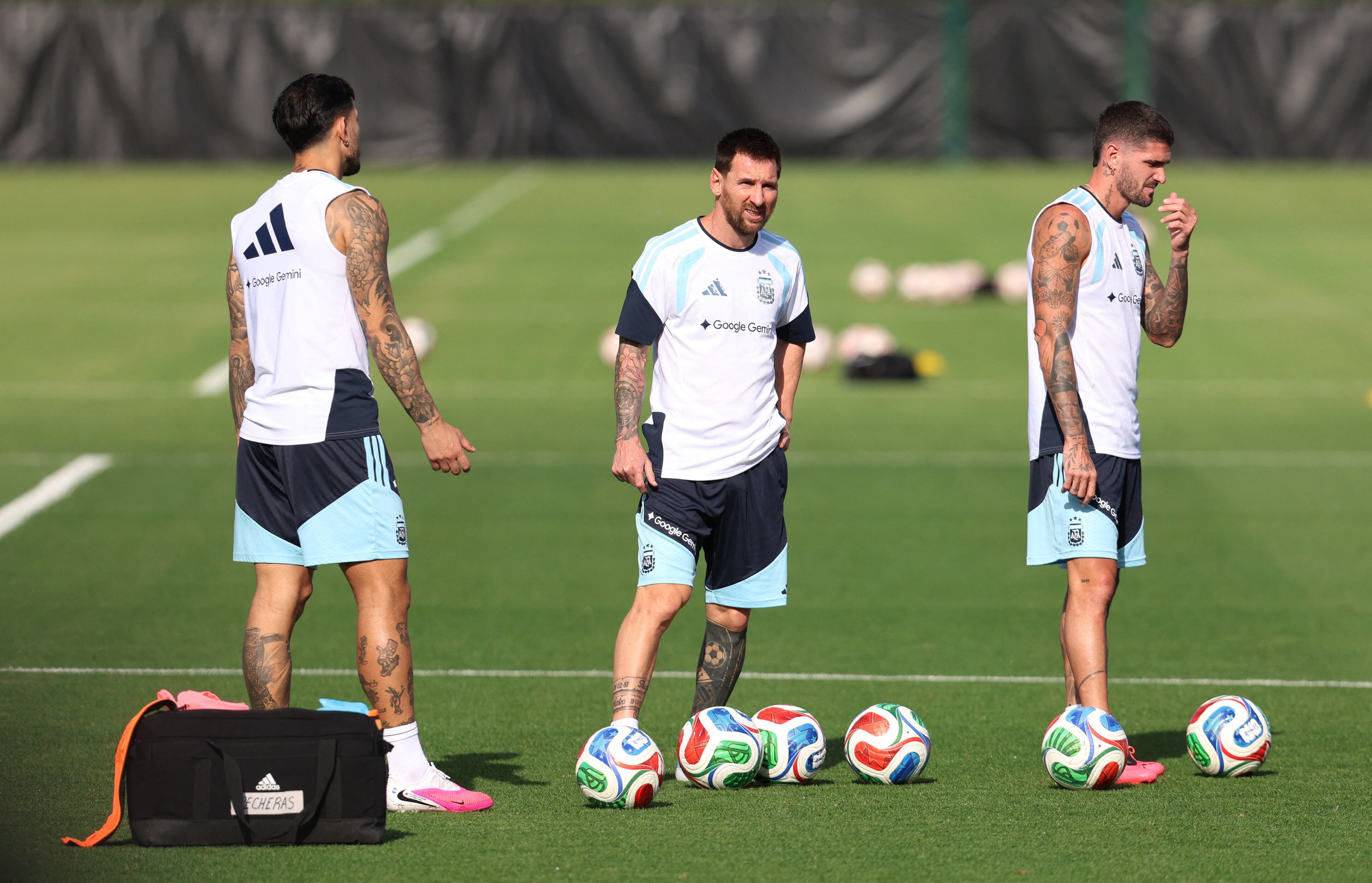 Argentina se prepara para el debut mundialista frente a Argelia (Reuters)