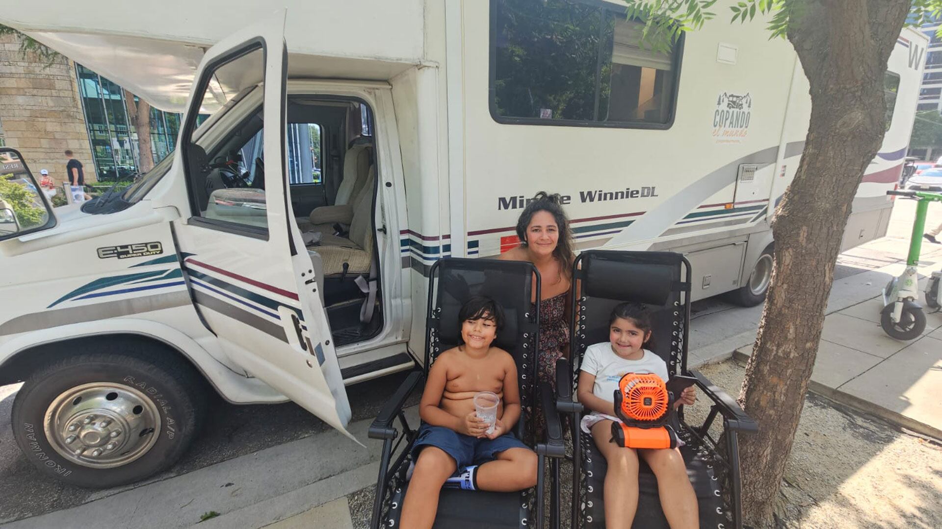 El motorhome de la familia argentina que recorre Estados Unidos siguiendo a la Selección