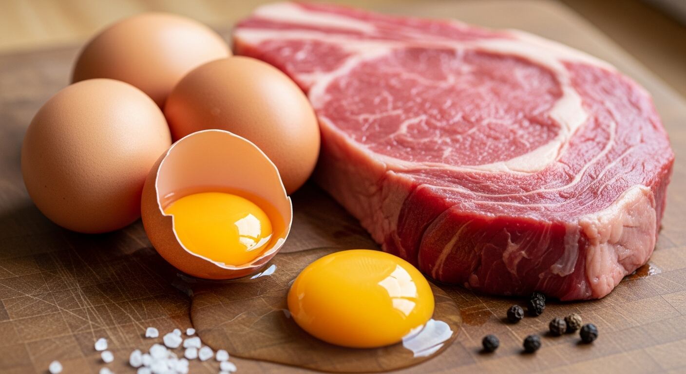 La vitamina K2 se encuentra en alimentos fermentados, ciertos productos lácteos, huevos y carnes (Imagen Ilustrativa Infobae)