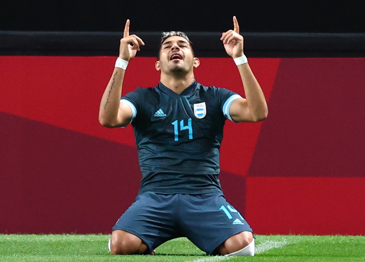 Medina disputó los Juegos Olímpicos de Tokio 2020 con la selección argentina (REUTERS/Kim Hong-Ji)