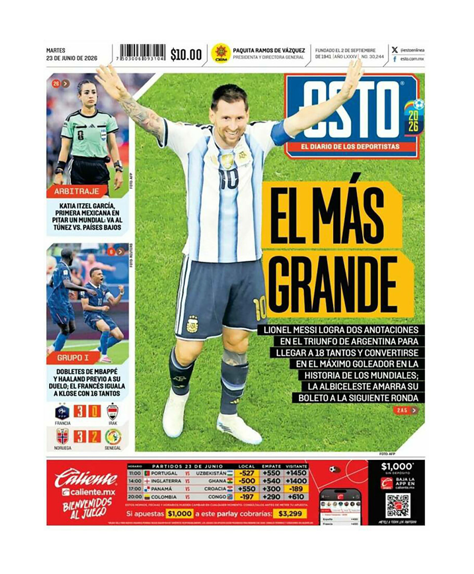 La portada de Esto (México)