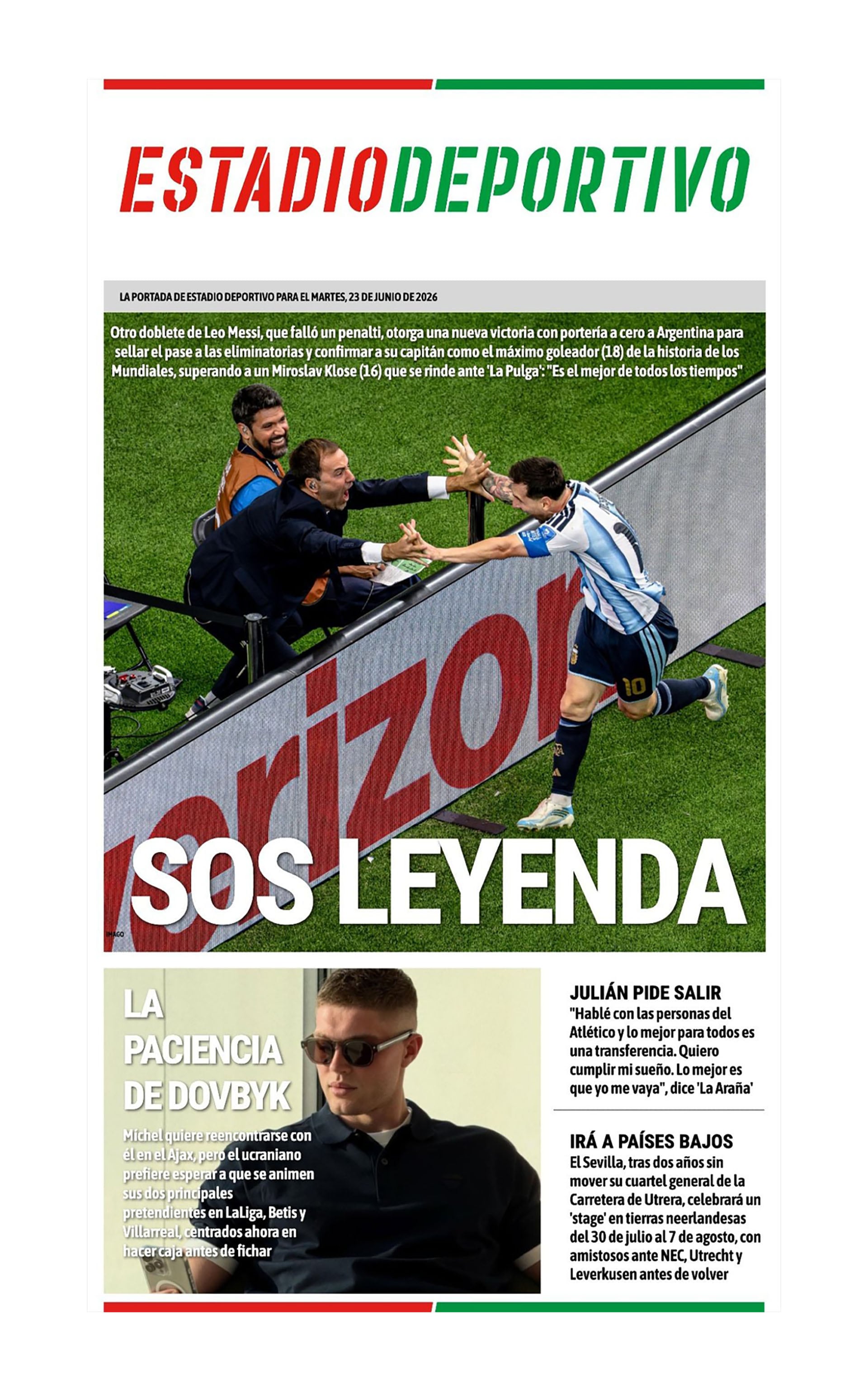 La portada de Estadio Deportivo (España)