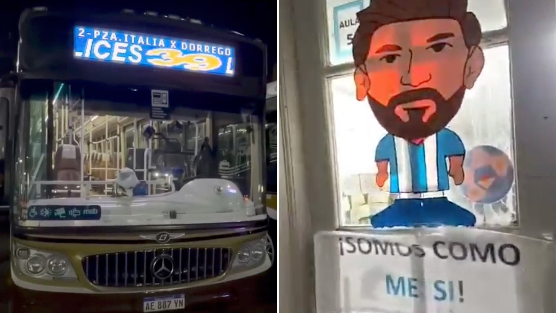 De los saludos en el transporte público a los festejos en los colegios: así se vio el cumpleaños de Lionel Messi en todo el país