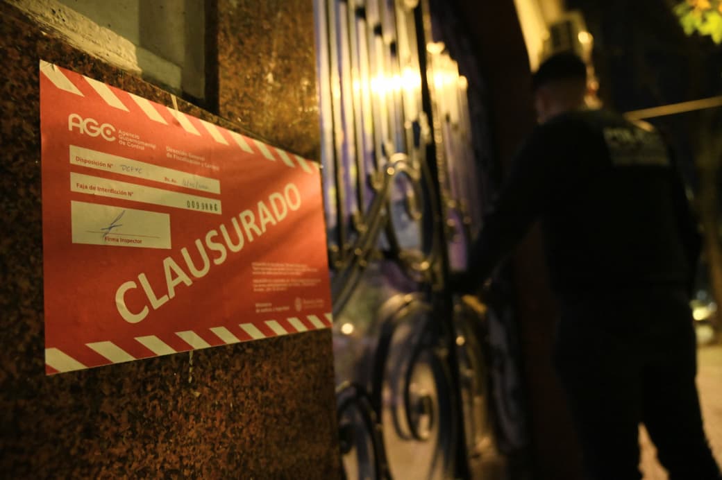 El local quedó clausurado (Policía de la Ciudad )