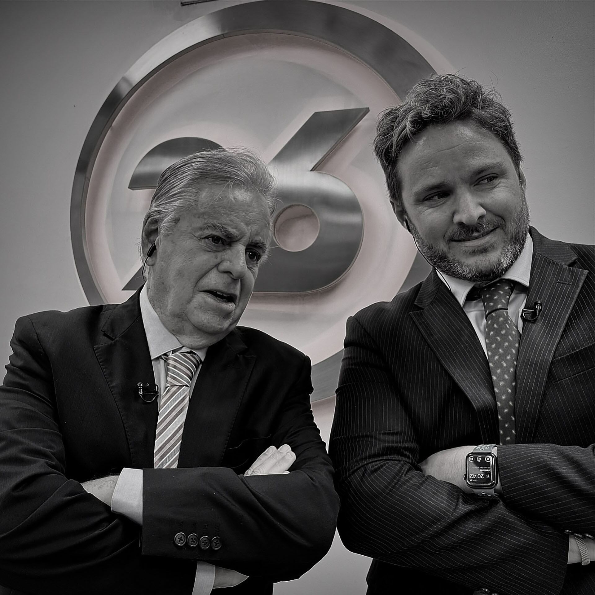 Roberto García con su hijo Javier, compañero de vida y de trabajo