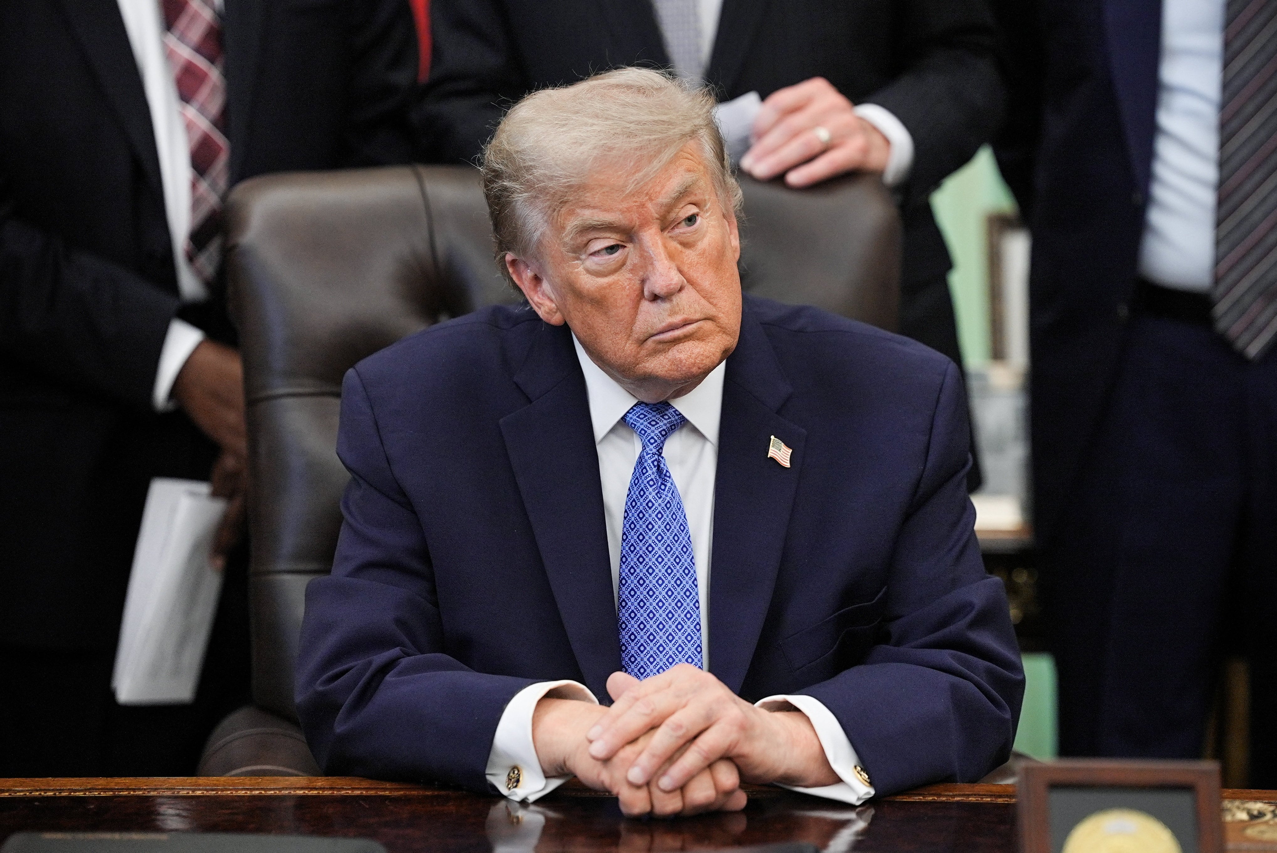 Donald Trump lanzó una nueva advertencia al régimen iraní (REUTERS/Ken Cedeno)
