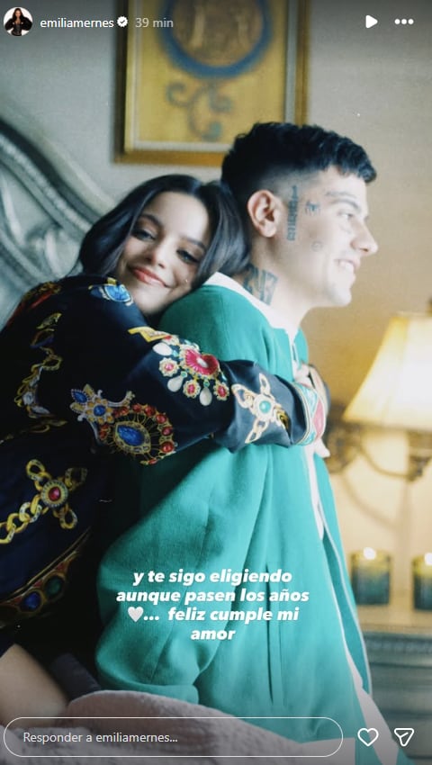 El saludo de Emilia para Duki