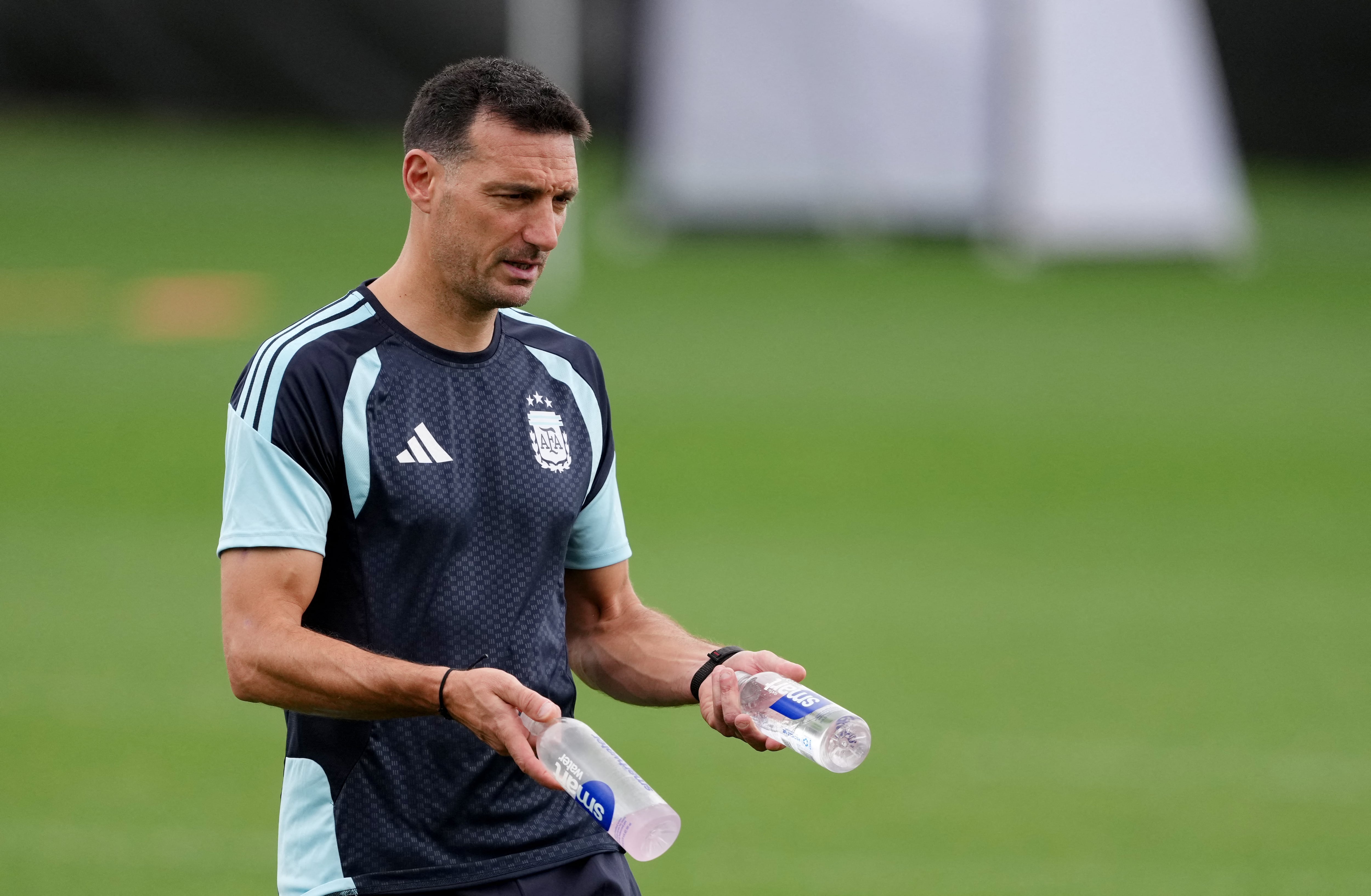 Scaloni decidió no entrenar después del triunfo ante Jordania (IMAGN IMAGES via Reuters/Jay Biggerstaff)