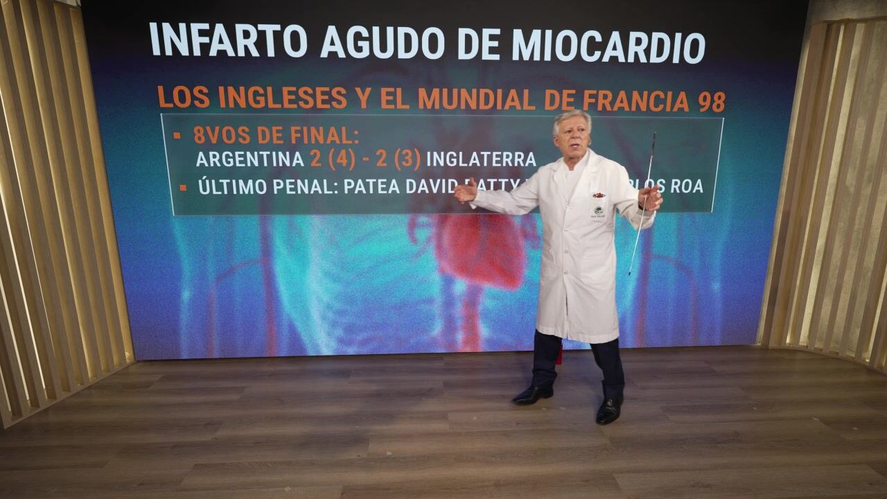 “Lo que pasa en la cabeza es un hecho real, no una fantasía”, sostuvo López Rosetti sobre el impacto físico de la emoción futbolera en la salud cardíaca
