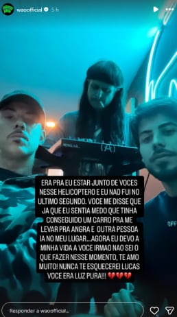 Victor Wao iba a viajar en uno de los helicópteros de la tragedia