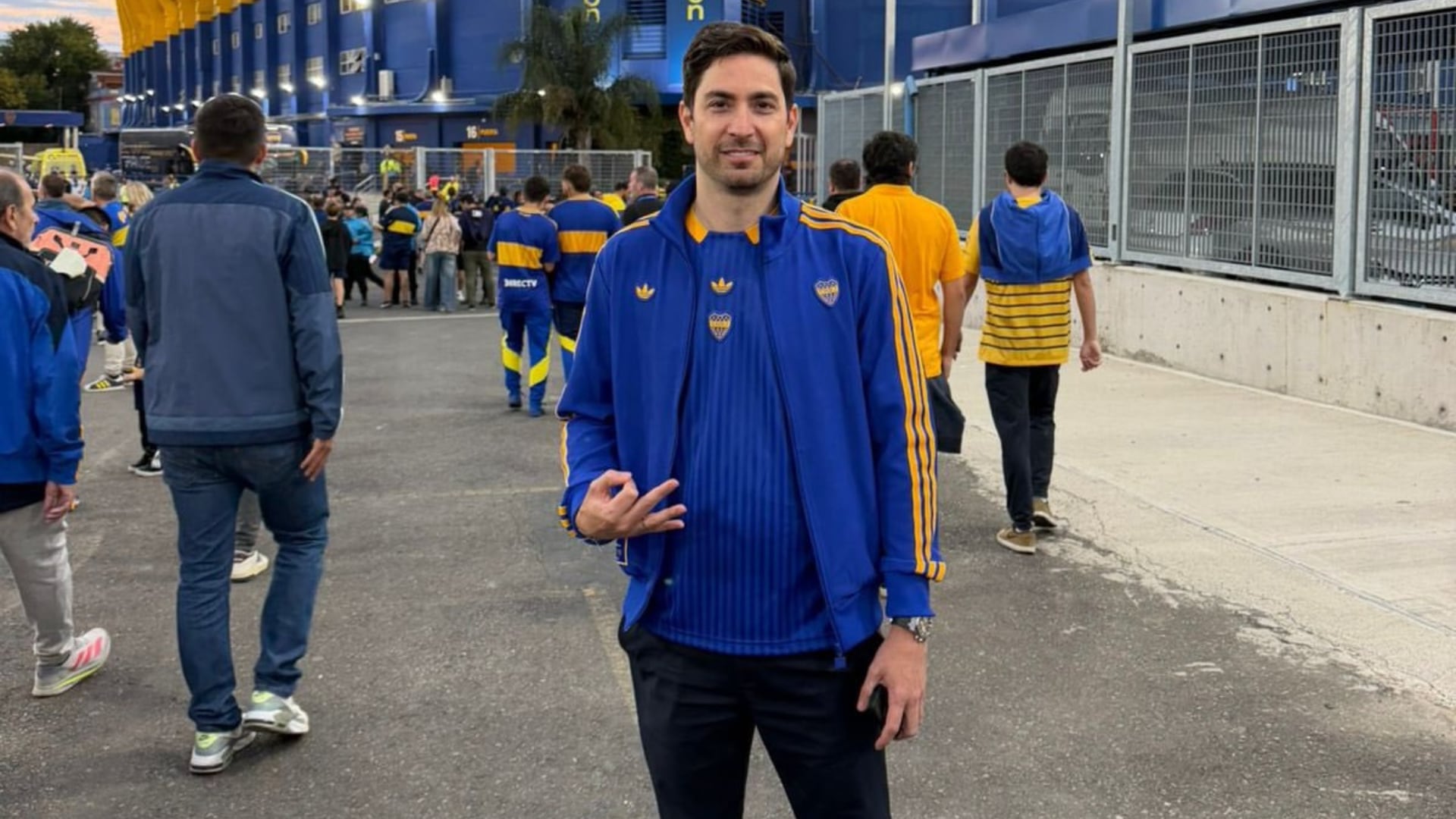 Carlos Abriata es fanático de Boca y quiere involucrarse en el club