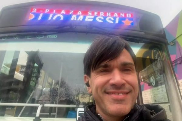 El homenaje de la línea 39 a Messi por su cumpleaños que se volvió viral
