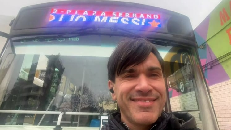 El homenaje de la línea 39 a Messi por su cumpleaños que se volvió viral