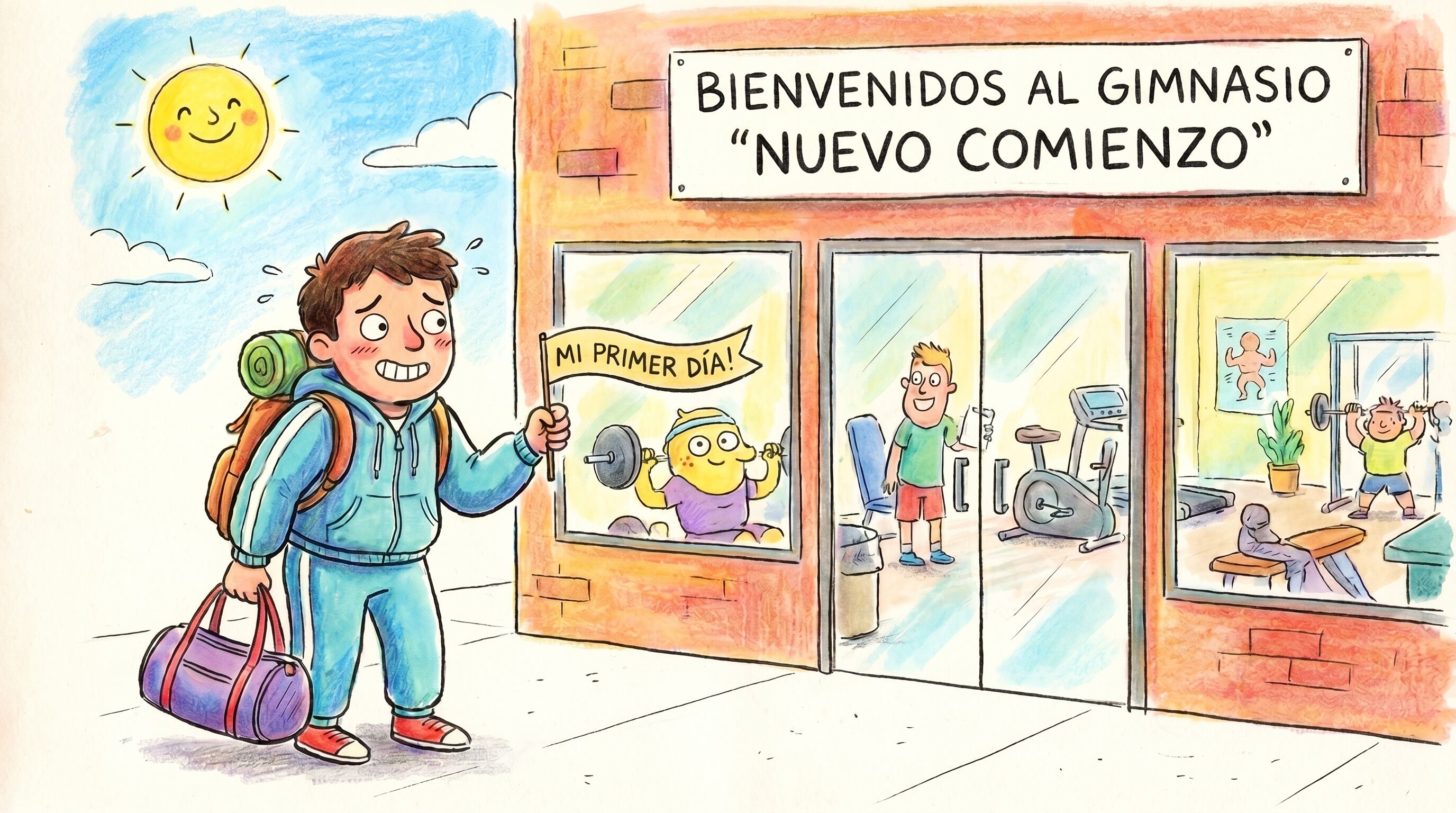 Empezar en el gimnasio suele generar miedo e inseguridad en principiantes que no saben cómo organizar una rutina de entrenamiento (Imagen Ilustrativa Infobae)