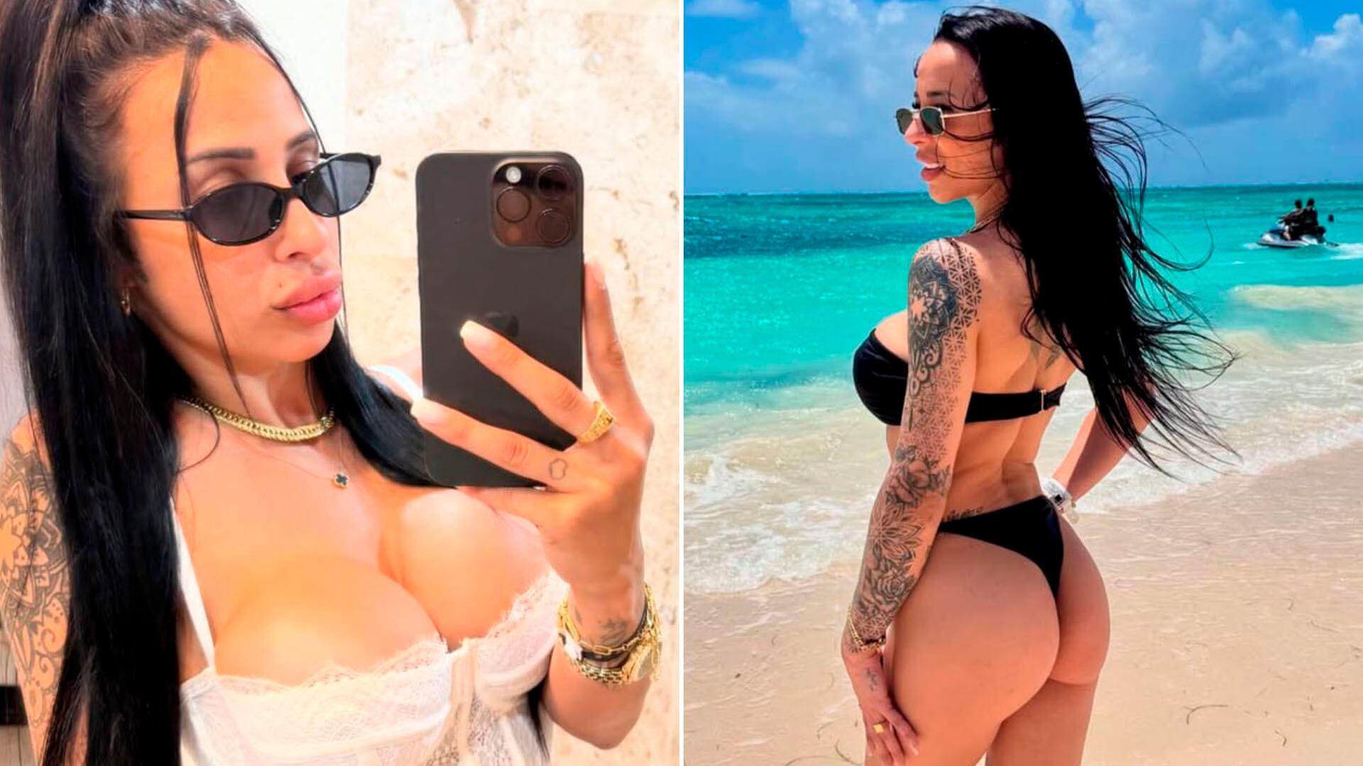 Distefano en sus fotos de Instagram