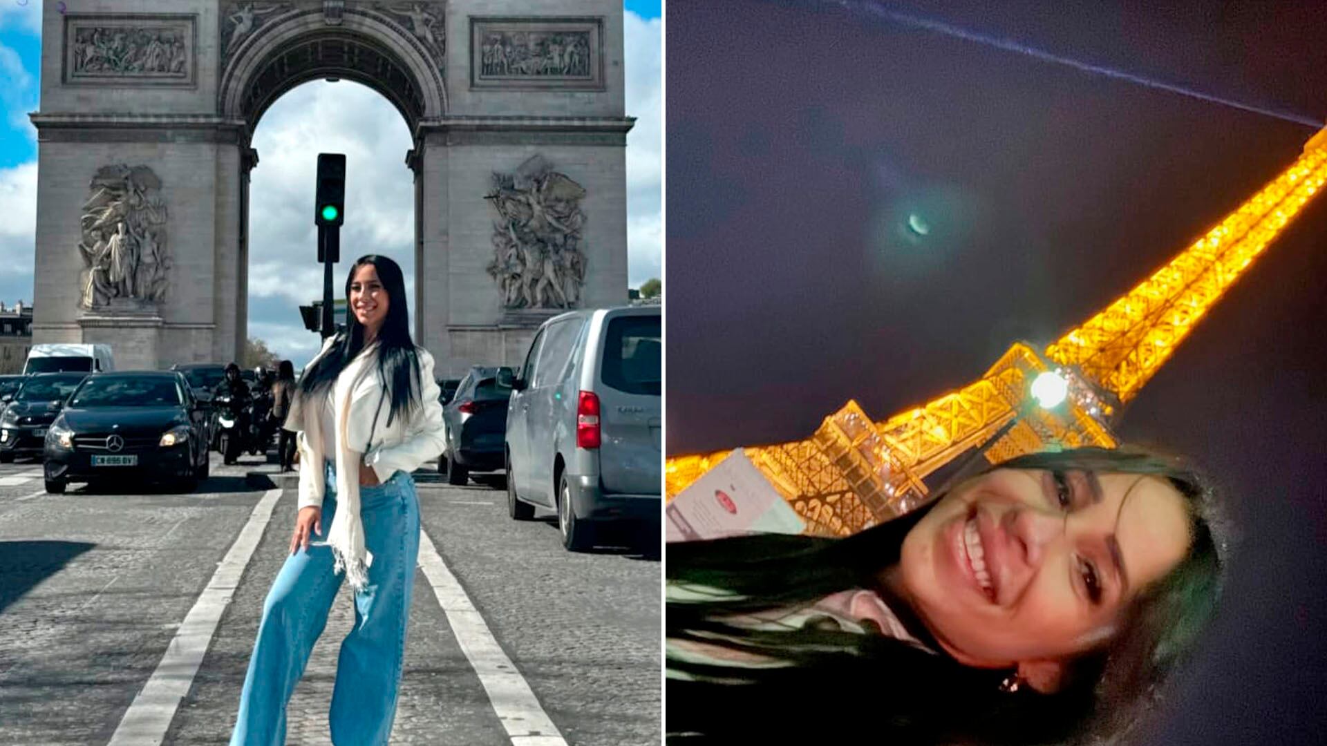 La acusada en París: el Arco del Triunfo y la Torre Eiffel