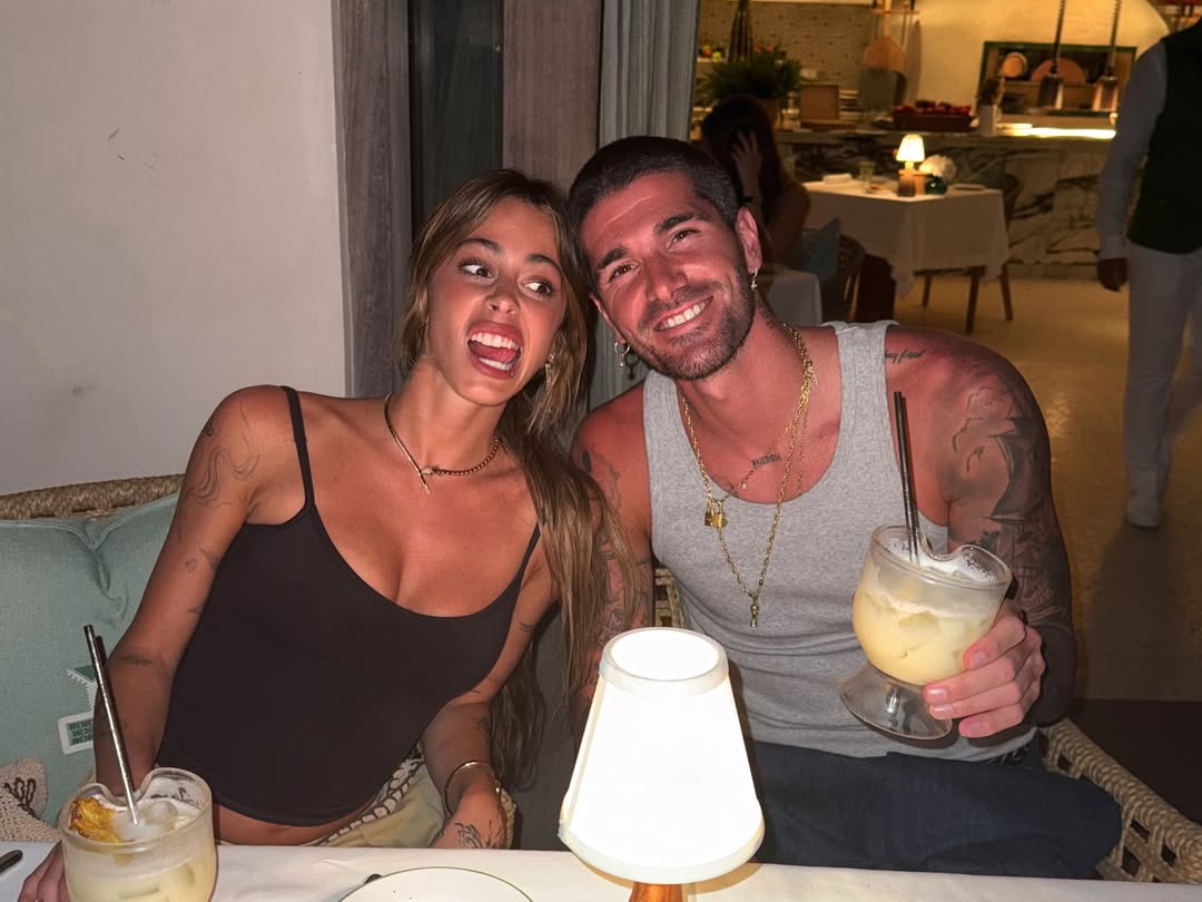 El romántico festejo de Tini Stoessel y Rodrigo de Paul tras la clasificación argentina en el Mundial