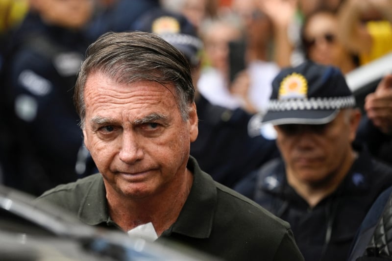 El ex presidente brasileño Jair Bolsonaro (REUTERS/Mateus Bonomi/ Foto de archivo)