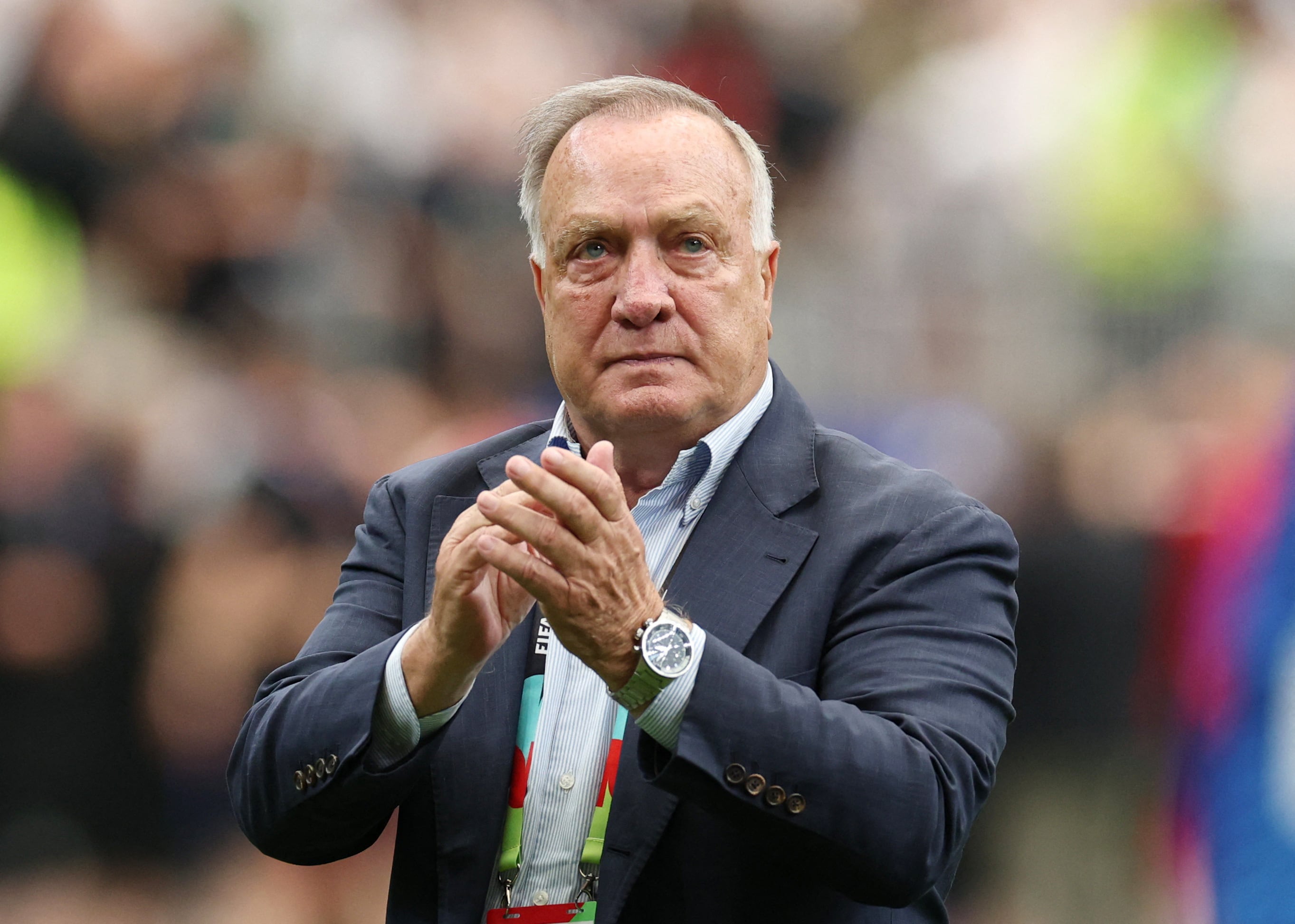 Dick Advocaat se convirtió en el entrenador más longevo en dirigir en un Mundial (REUTERS/Phil Noble)