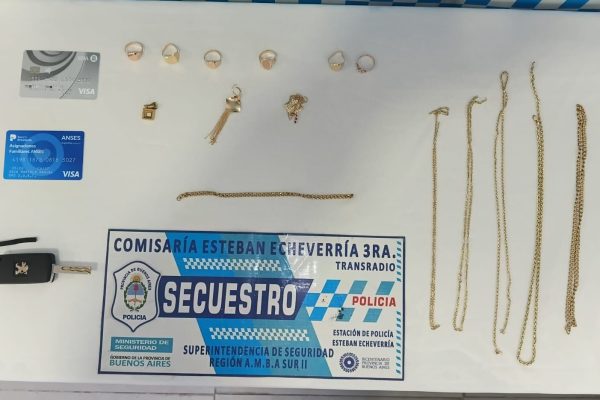 En un hotel alojamiento junto a tres amigas y con joyas de oro: así fue la captura de una peligrosa viuda negra en Esteban Echeverría