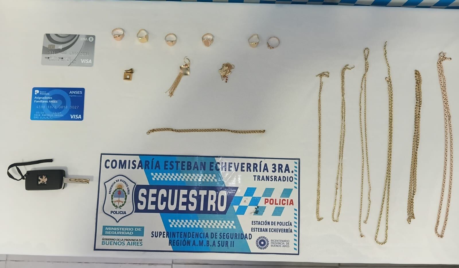 En un hotel alojamiento junto a tres amigas y con joyas de oro: así fue la captura de una peligrosa viuda negra en Esteban Echeverría