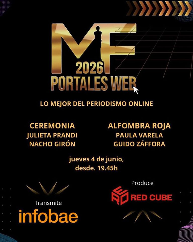 Esta noche se entregan los Martín Fierro de Portales Web: horario, cómo seguirlo y todos los nominados