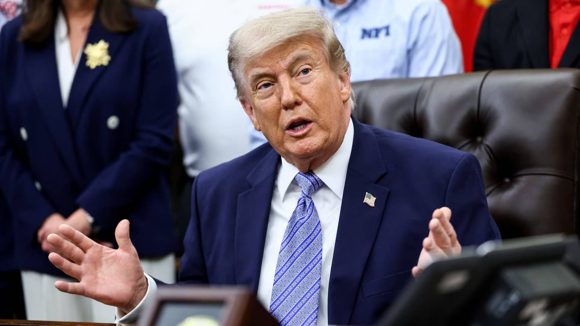 El presidente de Estados Unidos, Donald Trump, reunió el viernes a su equipo de seguridad nacional para evaluar los avances de las conversaciones y analizar una decisión definitiva sobre la propuesta en discusión (REUTERS)