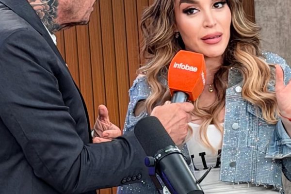 Fátima Florez sorprendió a Tinelli en Infobae Mundial: el divertido momento imitando a Shakira y Yanina Latorre