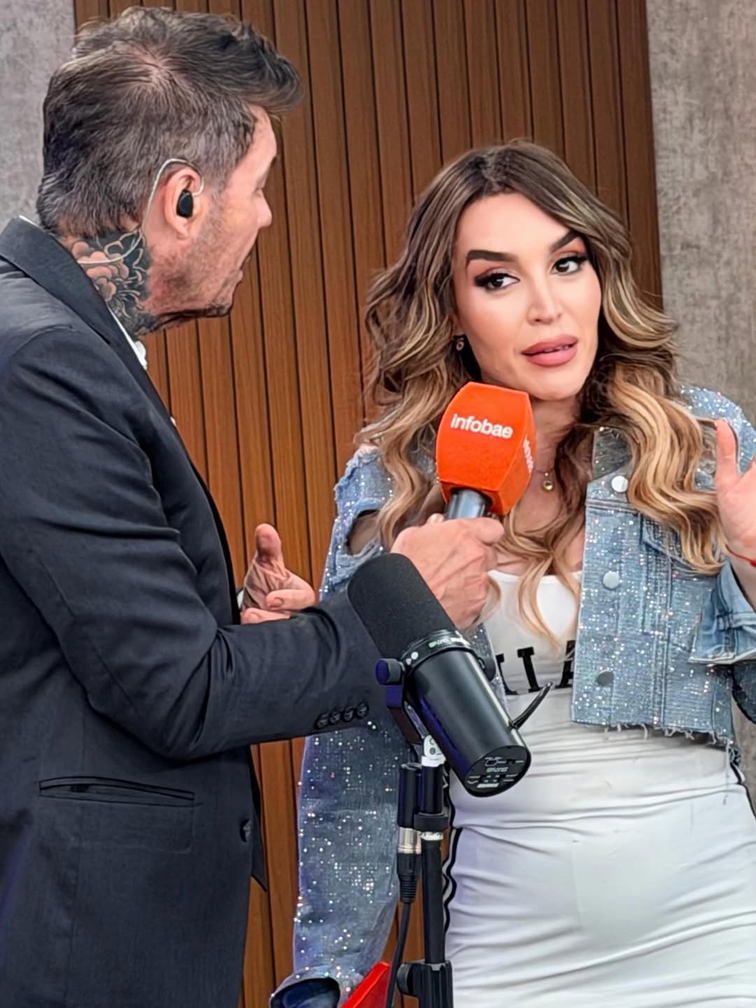 Fátima Florez sorprendió a Tinelli en Infobae Mundial: el divertido momento imitando a Shakira y Yanina Latorre