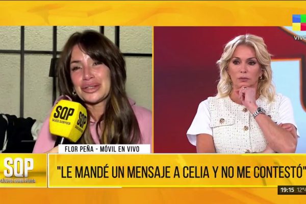 Florencia Peña habló con Yanina Latorre: “Estoy dando mis más sinceras disculpas”