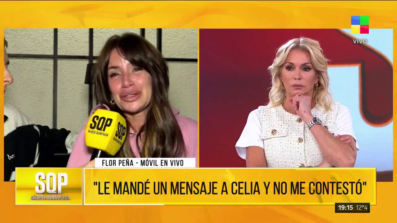 Florencia Peña habló con Yanina Latorre: “Estoy dando mis más sinceras disculpas”