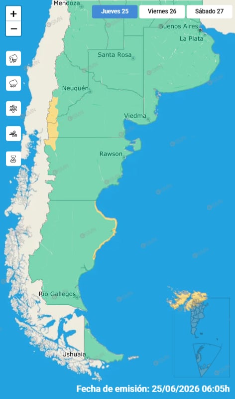 Hay alerta por temperaturas frías en 13 provincias: el tiempo para el AMBA y el resto del país