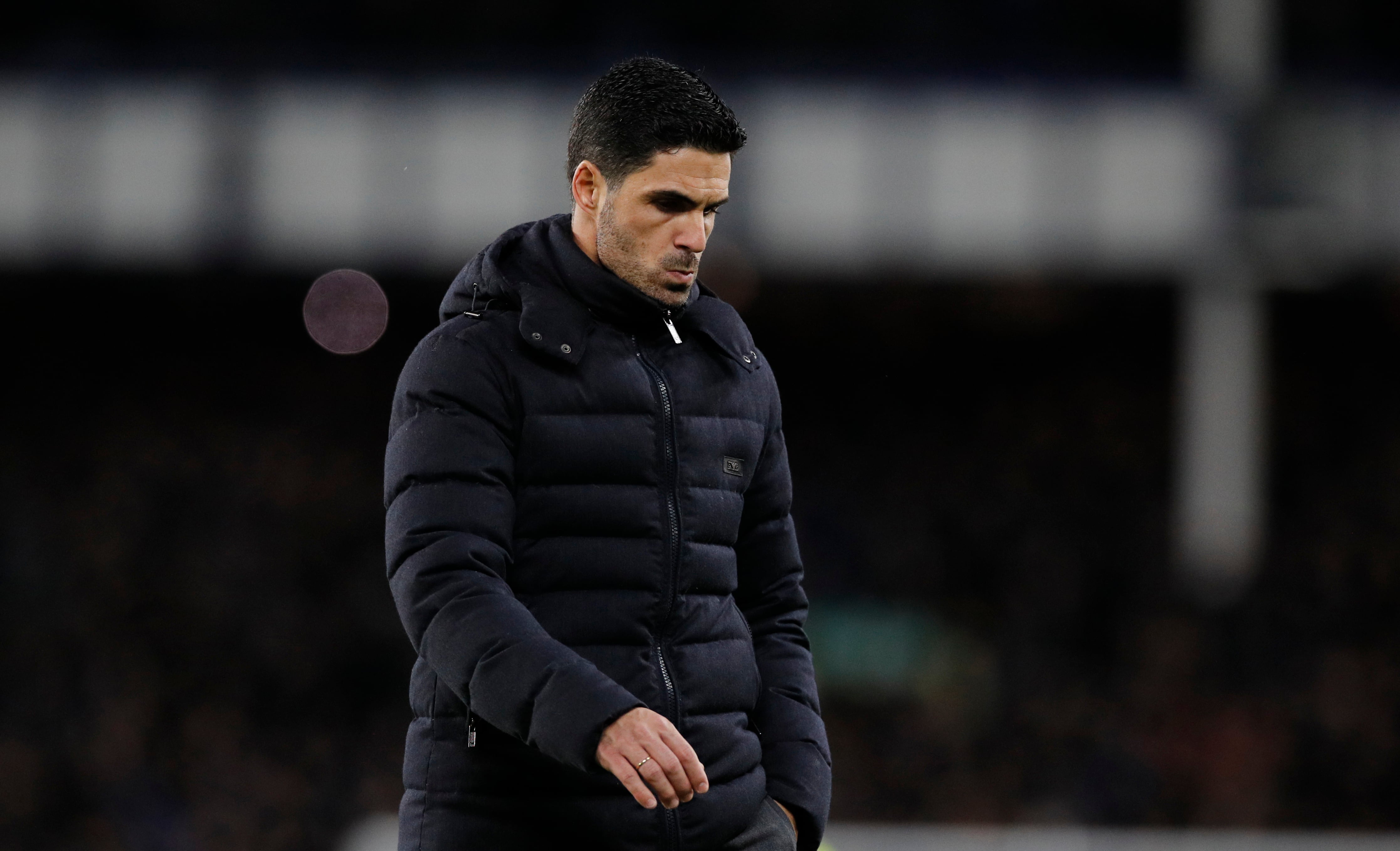 Mikel Arteta atravesó varias derrotas duras contra rivales inferiores en los primeros años (REUTERS/Phil Noble)