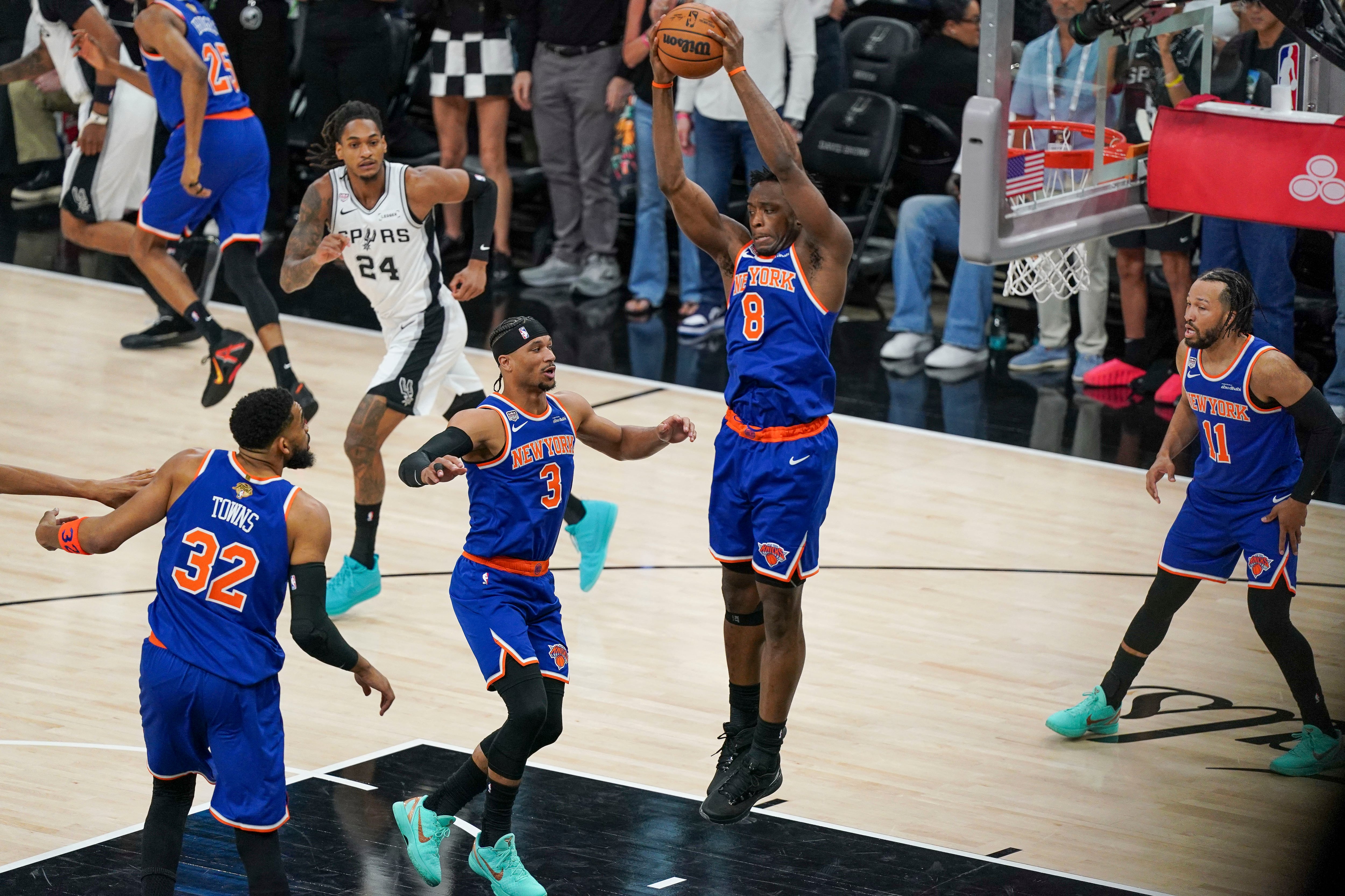 New York Knicks se impuso como visitante y gritó campeón de la NBA (Crédito: Dustin Safranek-Imagn Images)