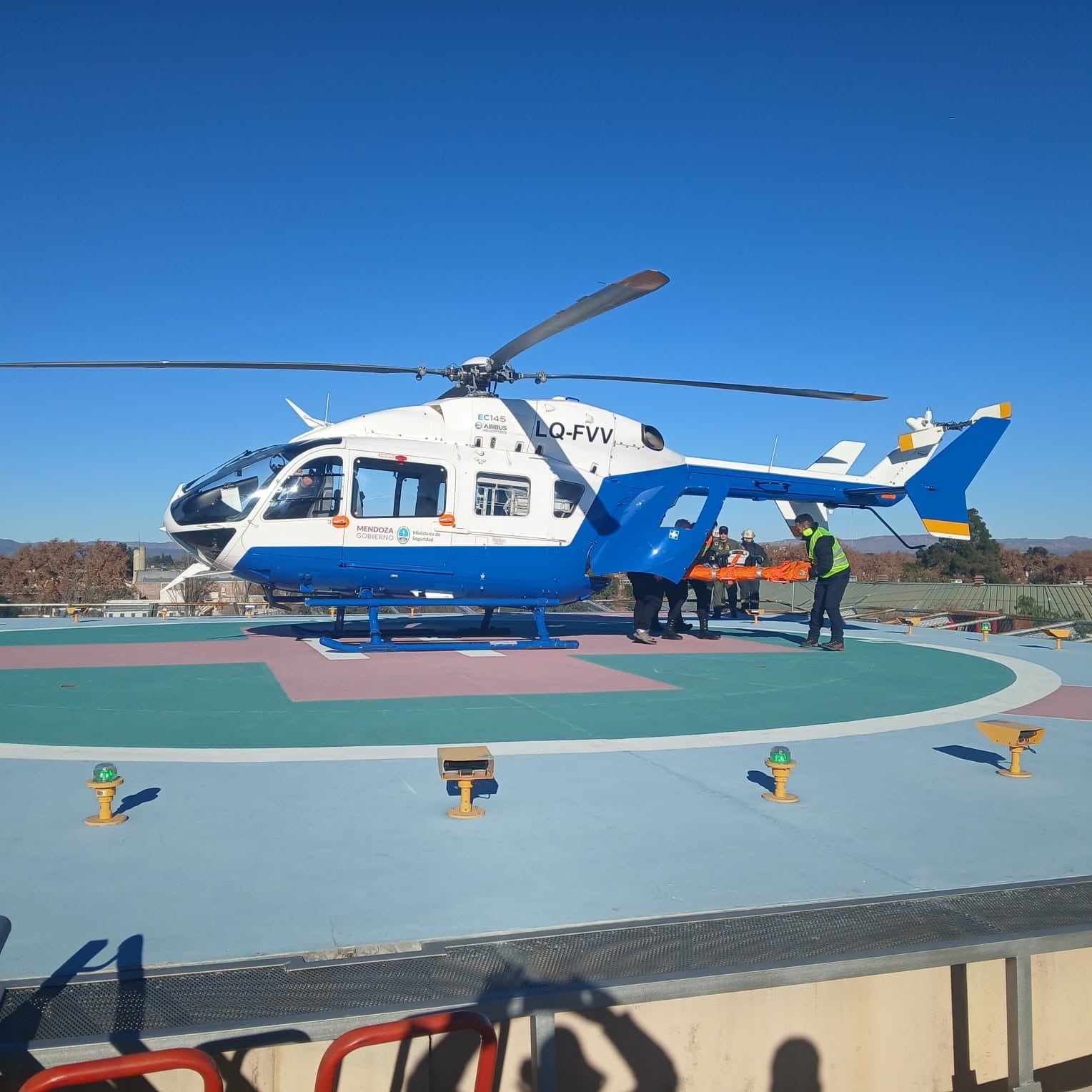 El paciente identificado como E.S.P. presentó quemaduras en el 70% de la superficie corporal y compromiso de las vías aéreas