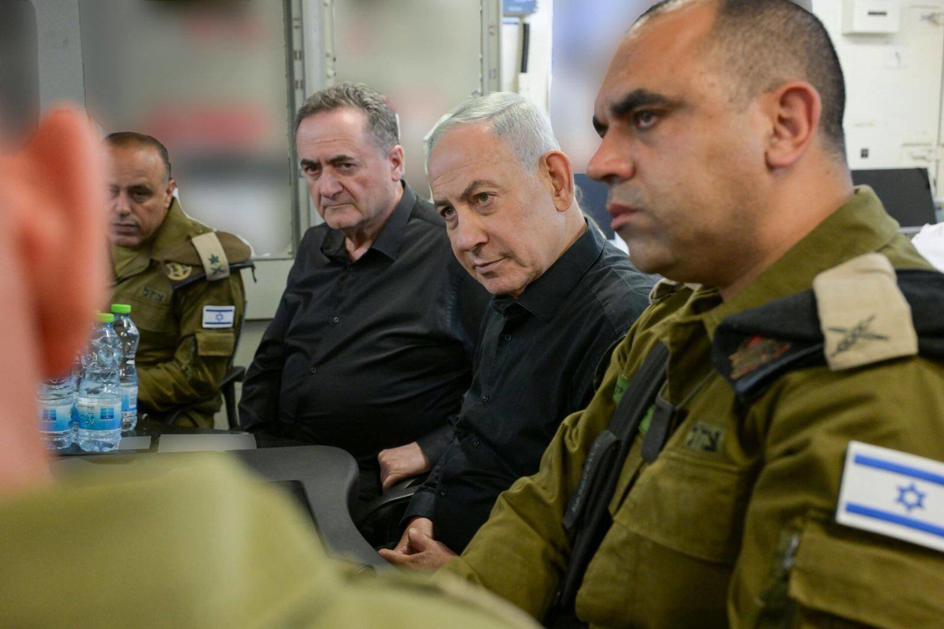 El primer ministro de Israel, Benjamin Netanyahu, y el ministro de Defensa, Israel Katz (EP)