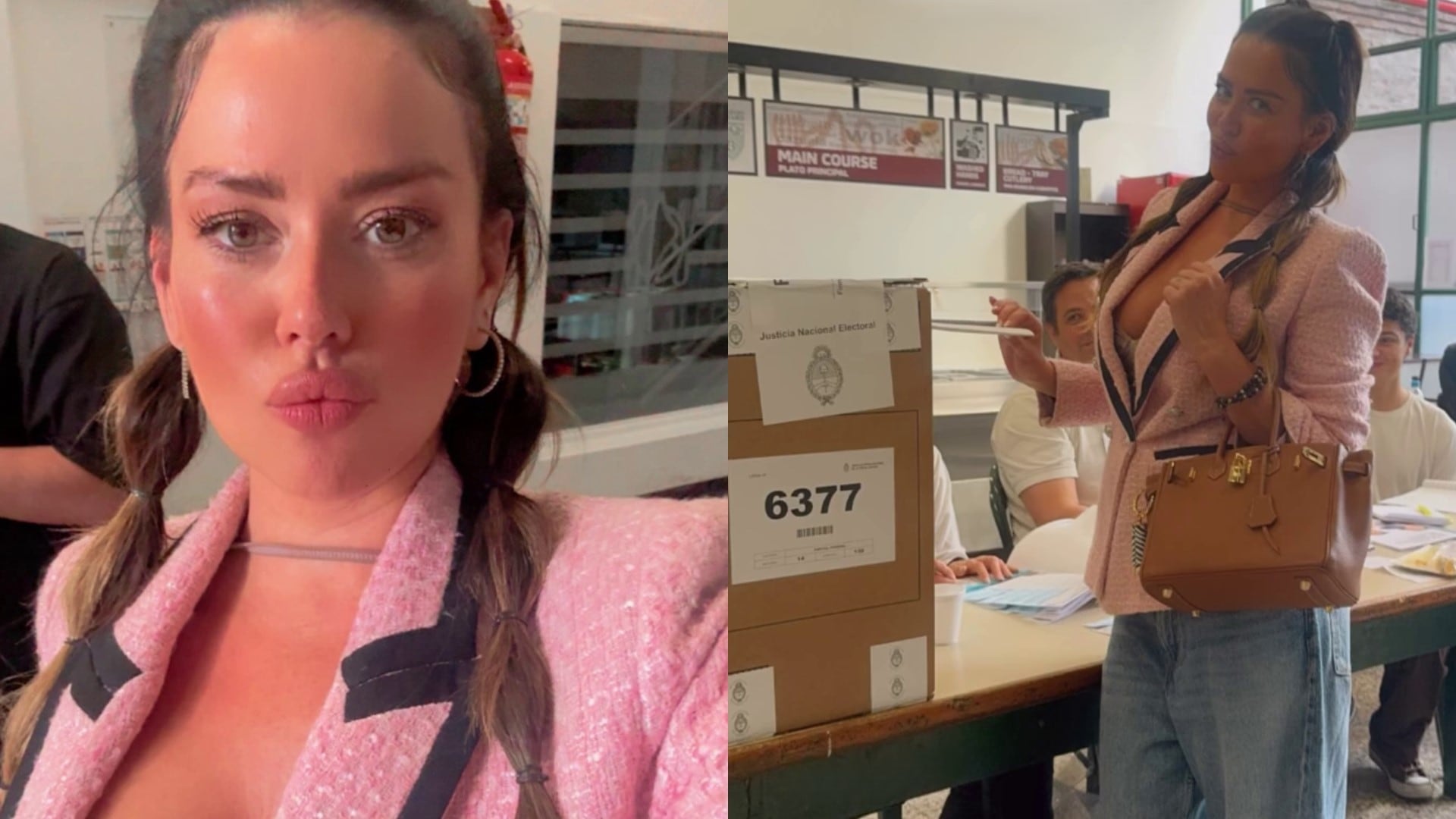 La modelo Karina Jelinek asegura que la experiencia de llegar tarde a votar cambió por completo sus hábitos electorales