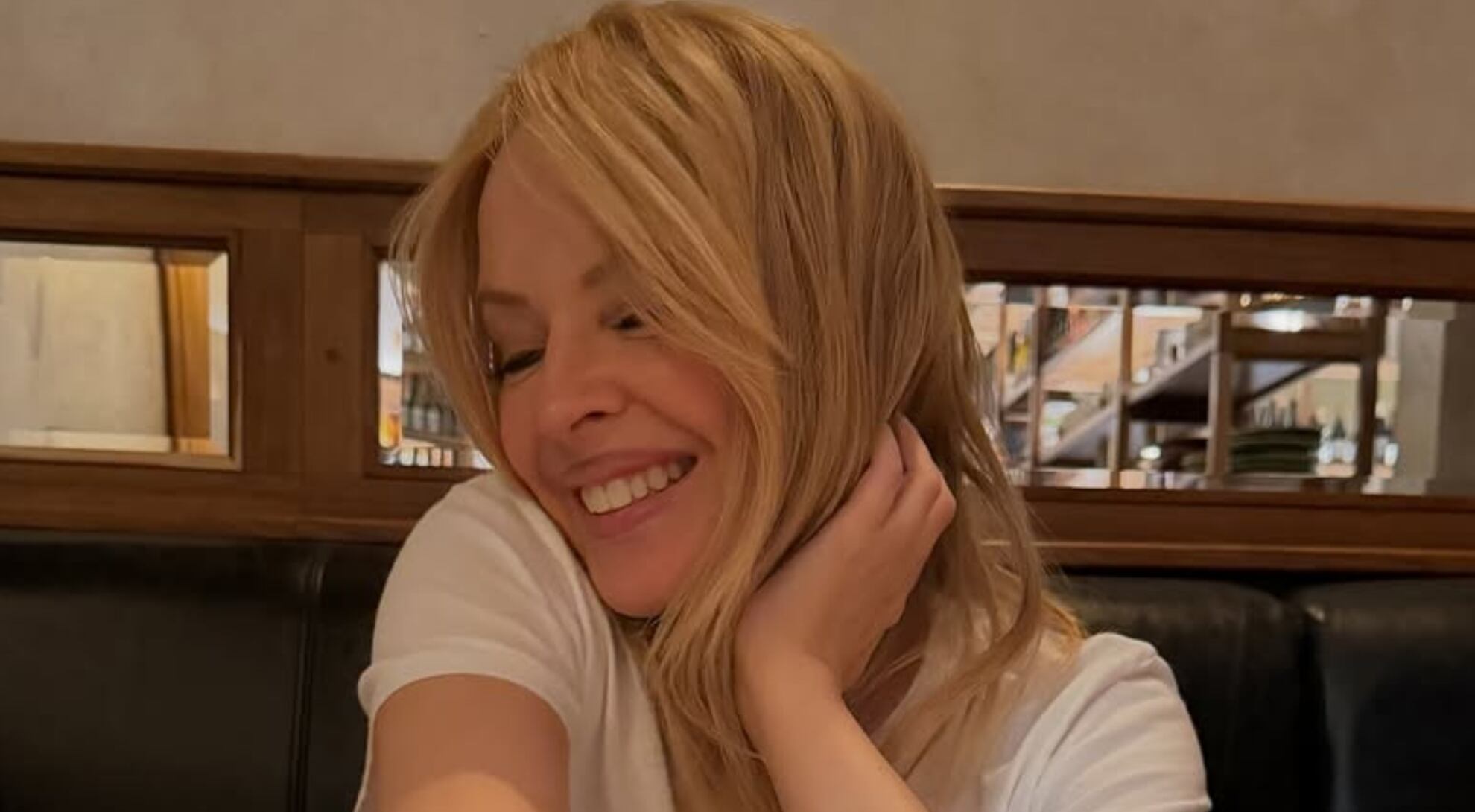 Kylie Minogue sorprendió en Buenos Aires visitando el restaurante de un famoso chef: las fotos (Instagram)