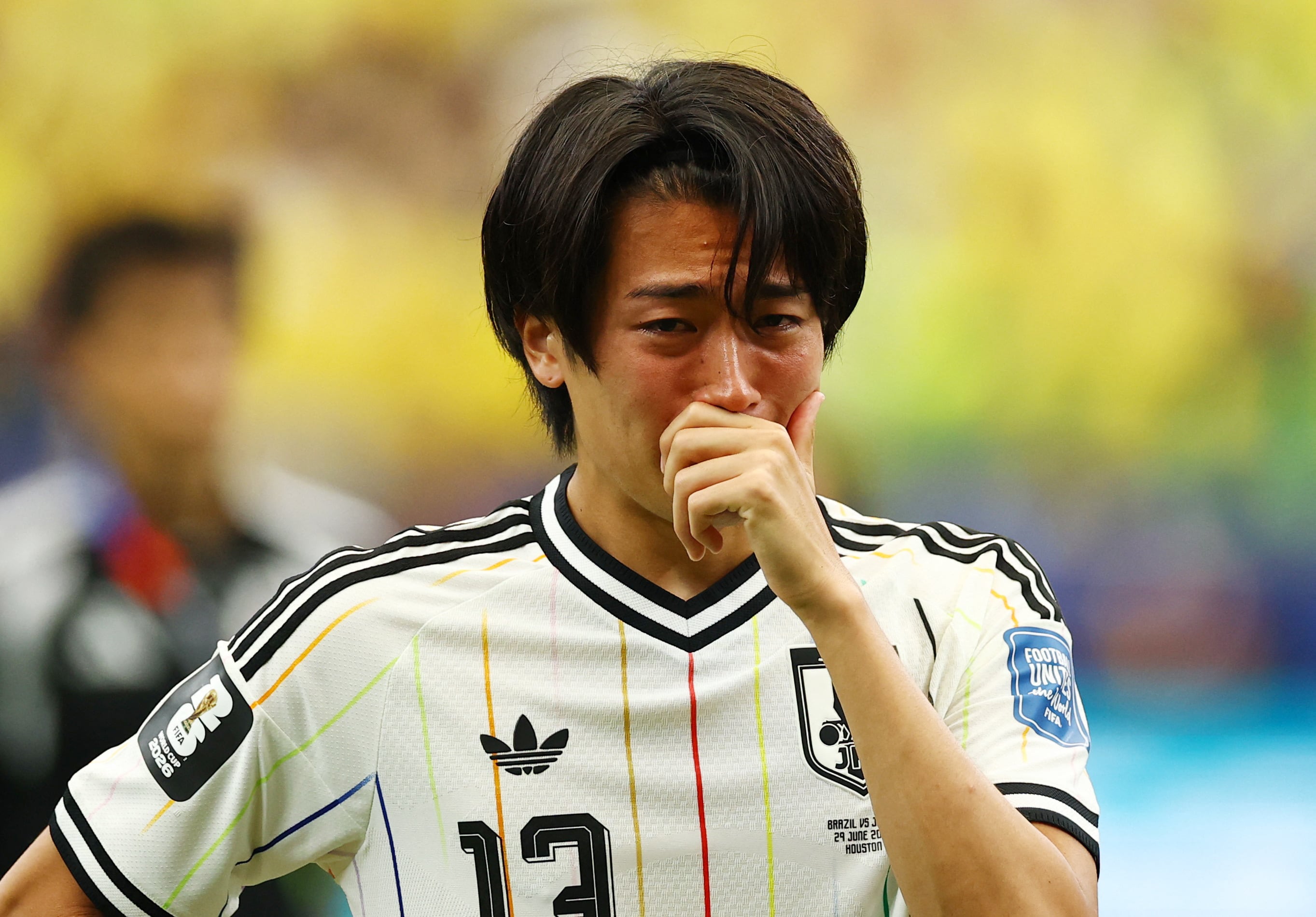 Keito Nakamura, otro de los más conmovidos (REUTERS)