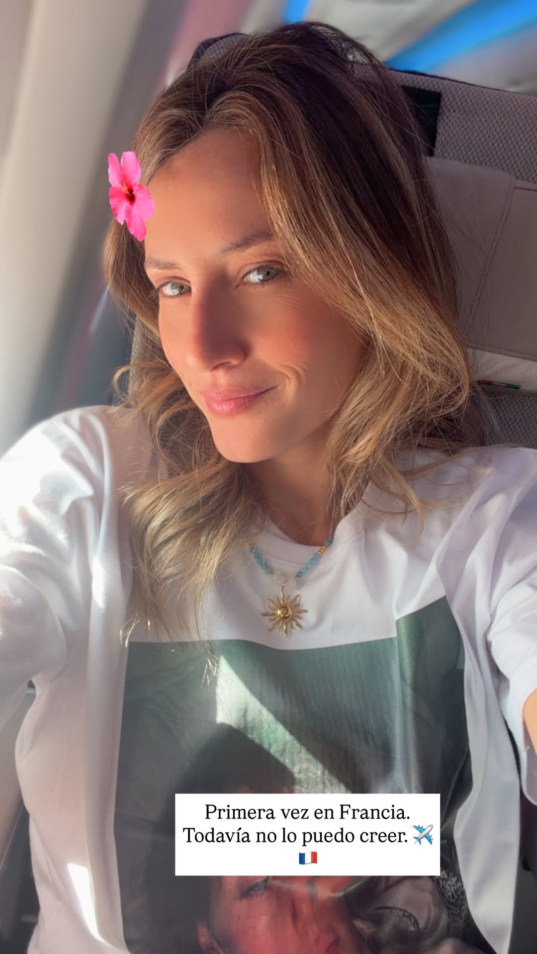 La emoción de Mica Viciconte por viajar por primera vez a Paris