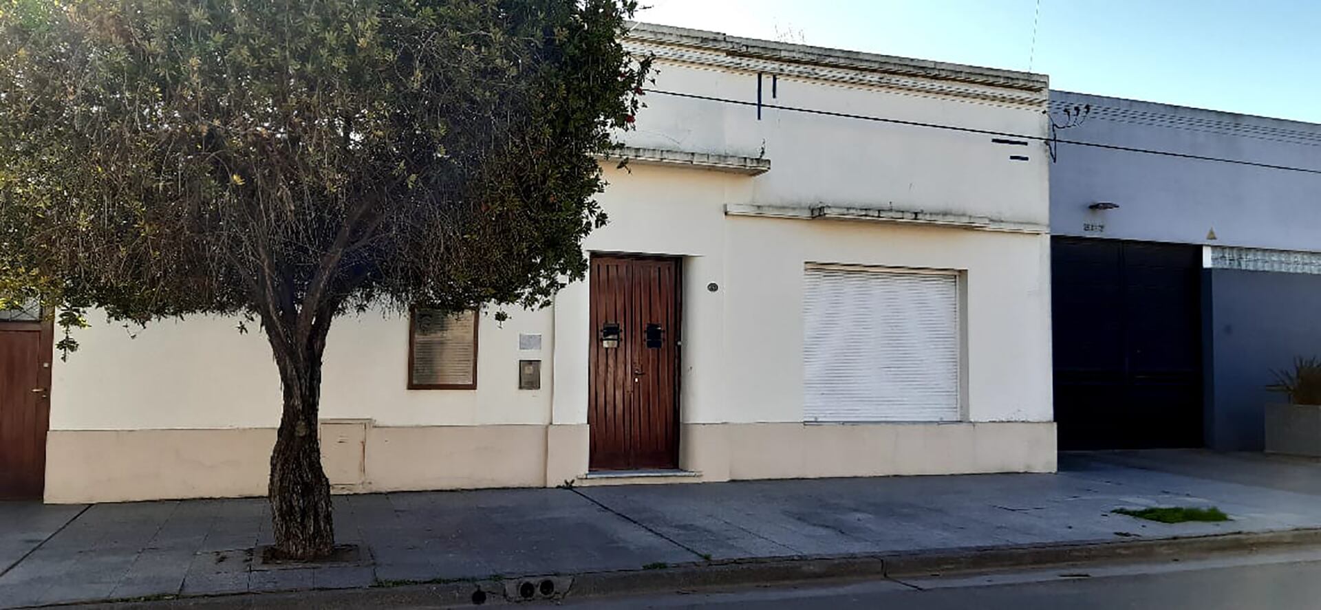 La casa de Fangio en la actualidad. Conserva la fachada original (Gentileza Javier Delle Rose).