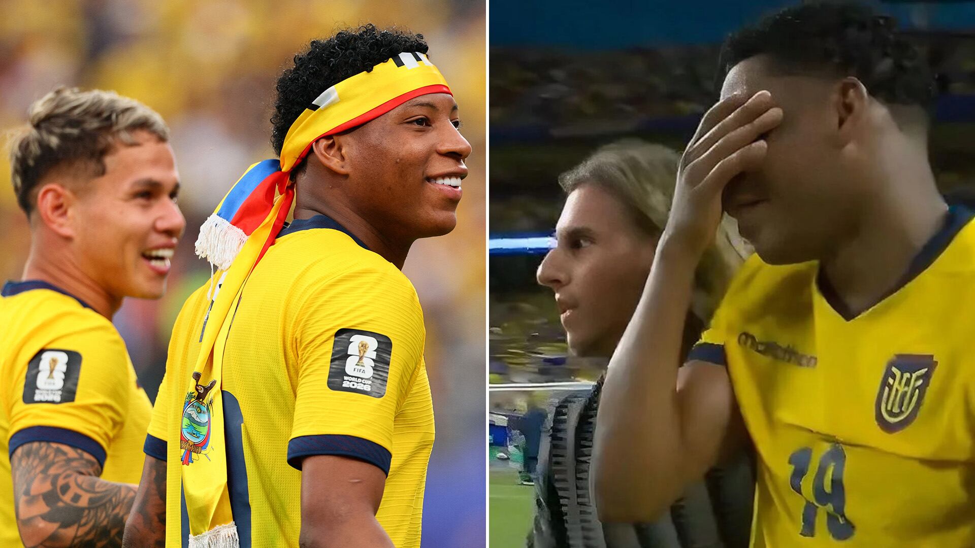 Las dos caras de Gonzalo Plata tras los últimos partidos con su selección en el Mundial (Reuters/Caean Couto)