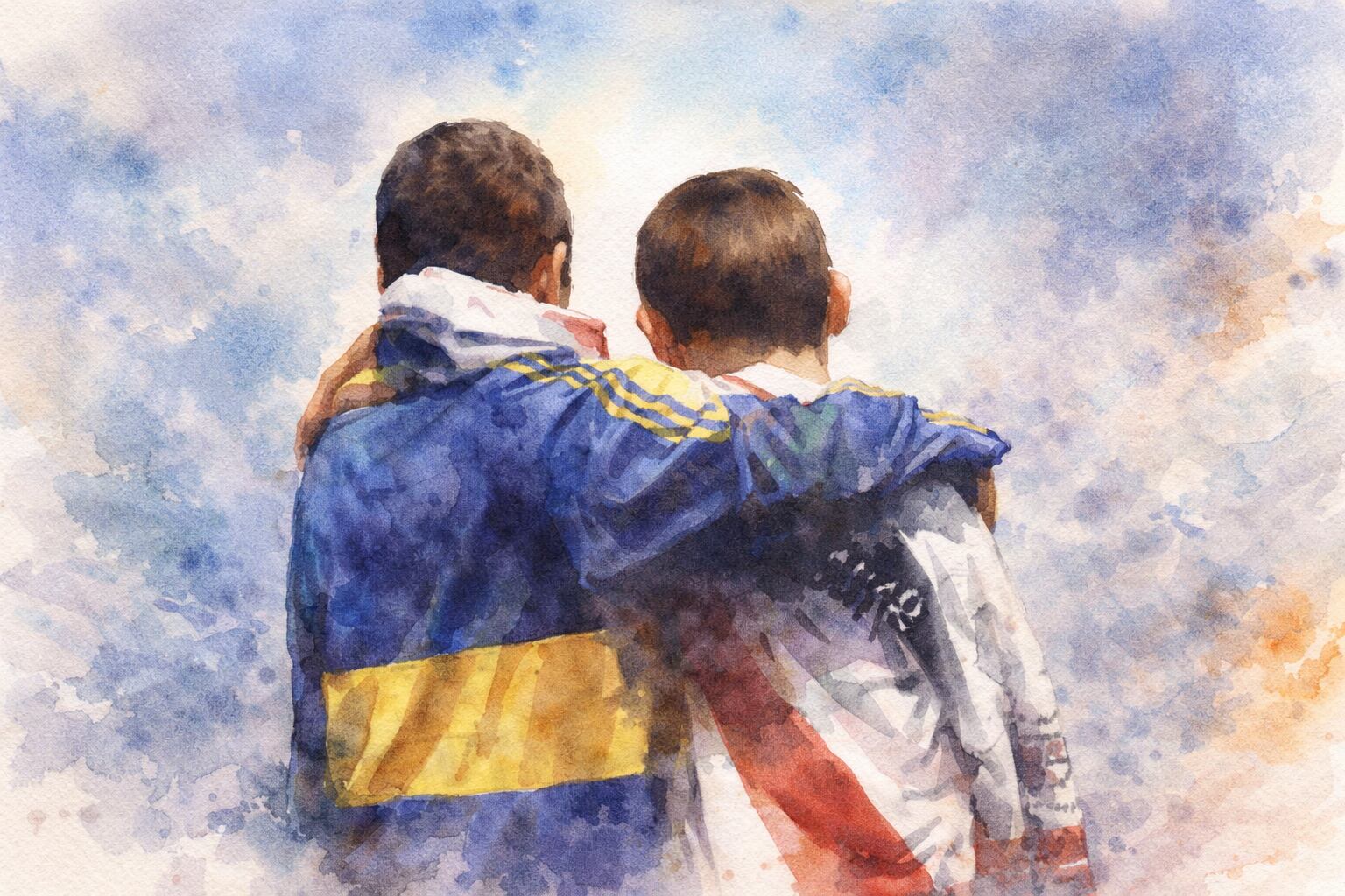 Boca Juniors y River Plate, una de las rivalidades más grandes de la historia del fútbol que tuvo una época de grandes gestos de amistad (Imagen Ilustrativa Infobae)