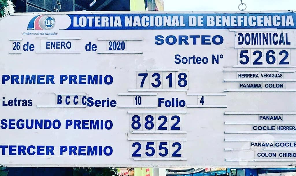 Las ventas brutas de la Lotería Nacional cayeron de $206.6 millones a $199.3 millones durante el primer trimestre de 2026. Tomada de Facebook