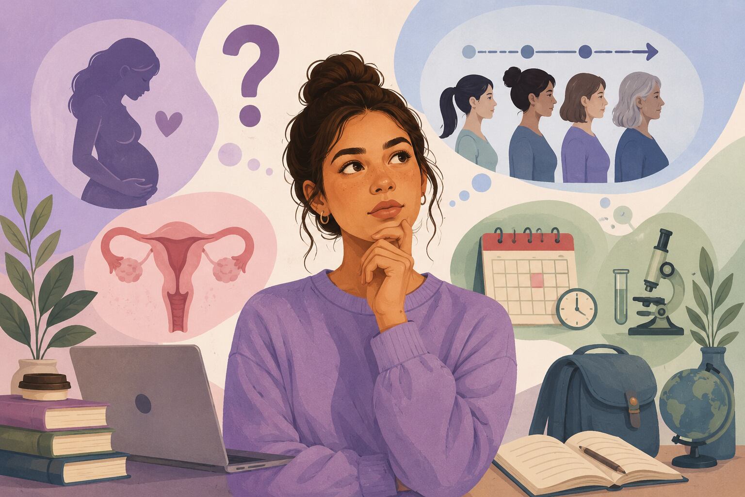 Cada vez más mujeres jóvenes quieren ser madres, pero muchas sienten que les falta información para planificar su fertilidad (Imagen ilustrativa Infobae)