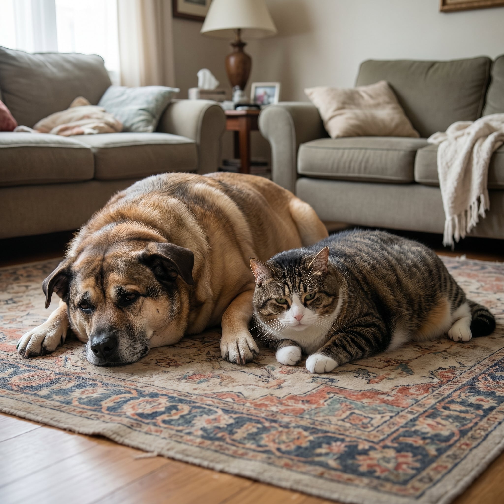 La obesidad en perros y gatos aumenta el riesgo de diabetes, dolor articular, enfermedades cardíacas y una vida más corta. (Imagen Ilustrativa Infobae)