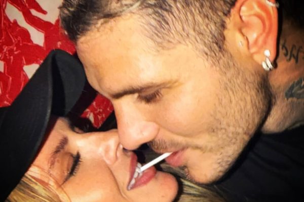 La noche romántica de Mauro Icardi y la China Suárez en Costanera: besos, pasión y tragos