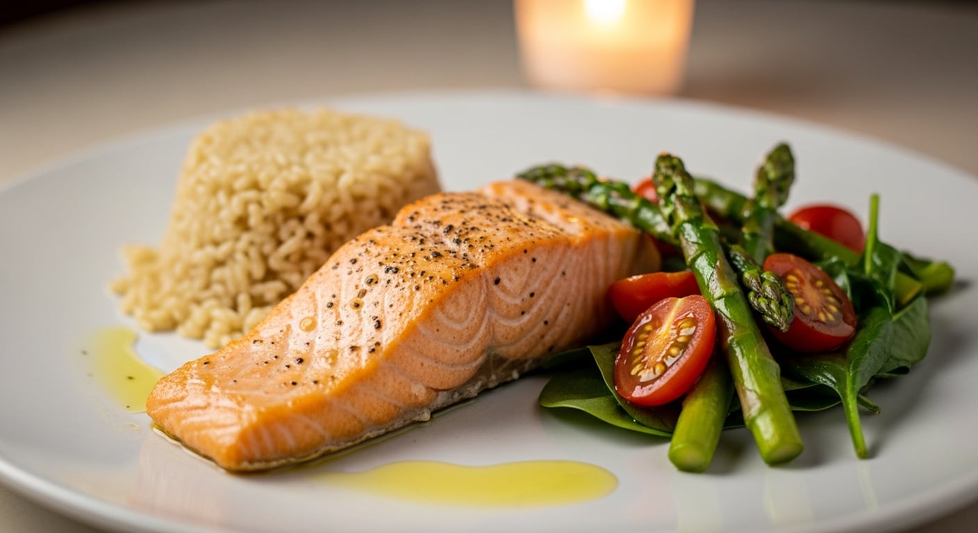 El pescado azul aporta omega-3 y proteínas que acompañan una digestión más lenta de carbohidratos. (Imagen Ilustrativa Infobae)