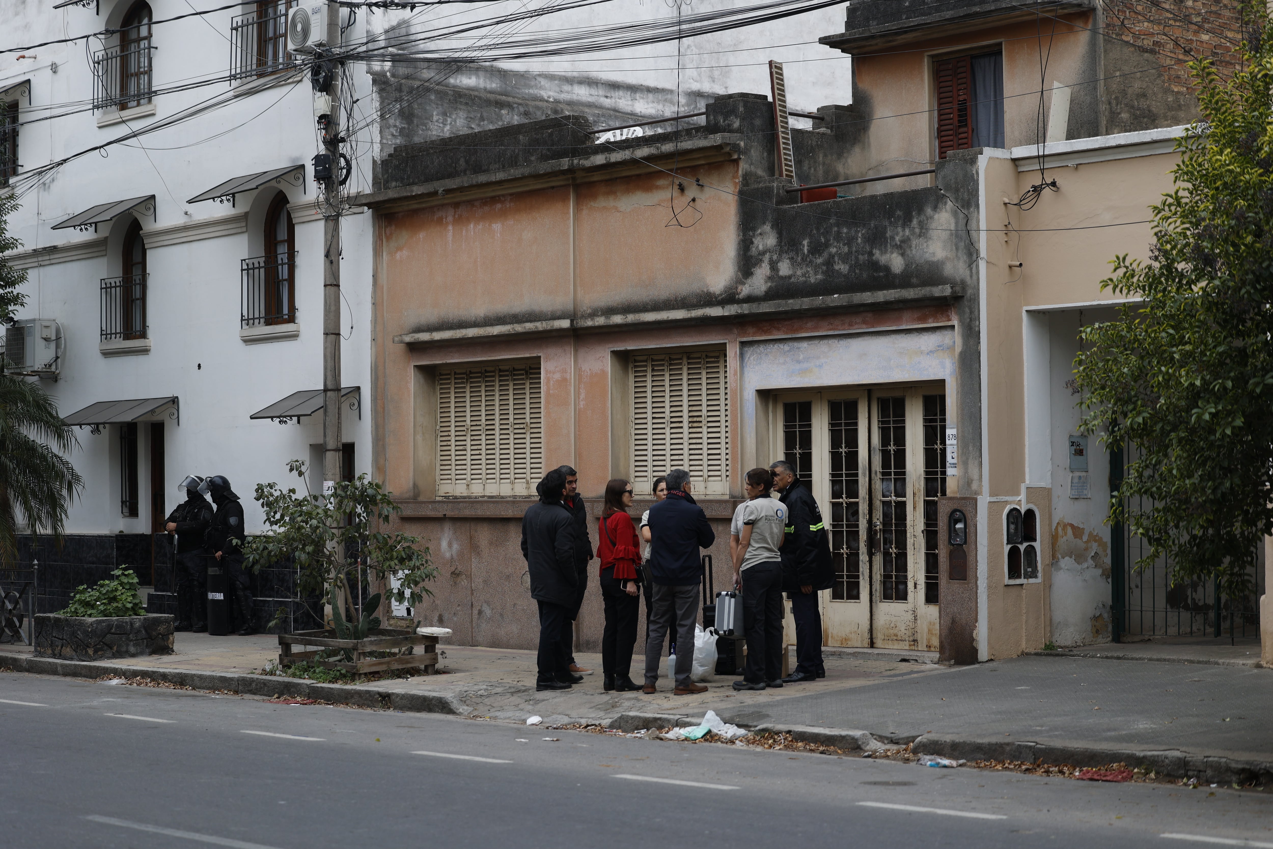 La casa donde ocurrió el crimen, según la investigación (Mario Sar)